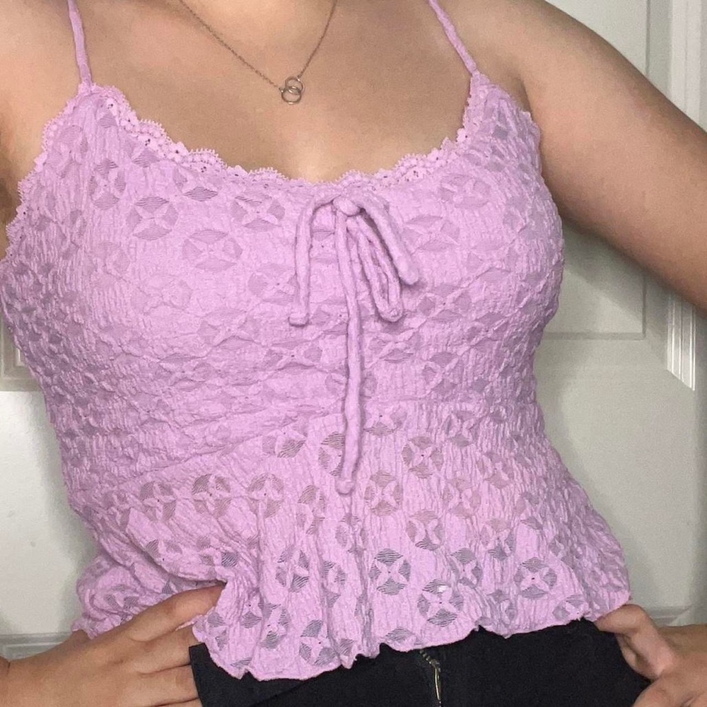 Lilac pink top
